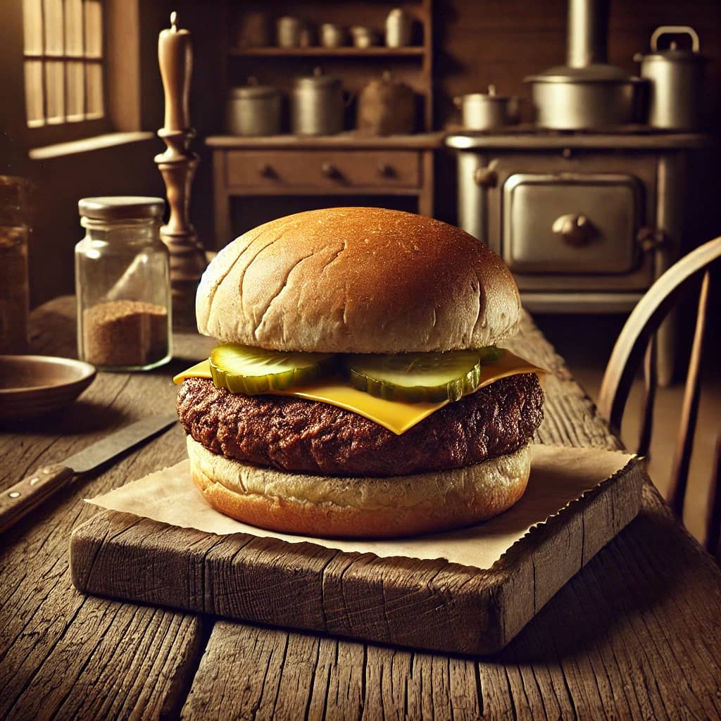 همبرگر دستساز